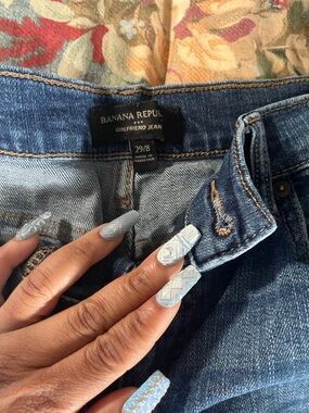 Banana Republic Blue Boyfriend Jeans - Classic Denim